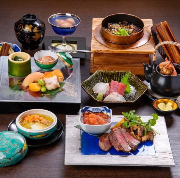 供娱乐和各种宴会使用的怀石10,000日元套餐