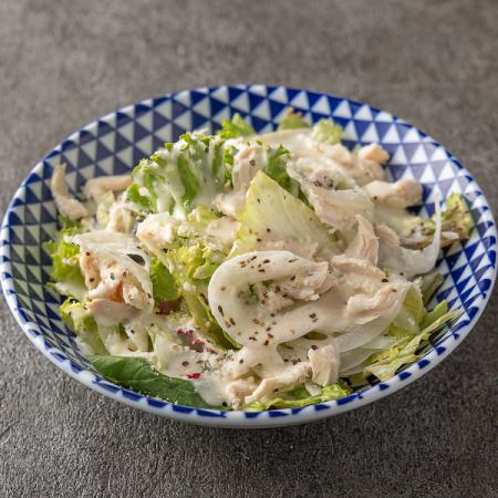 蒸雞肉凱薩沙拉