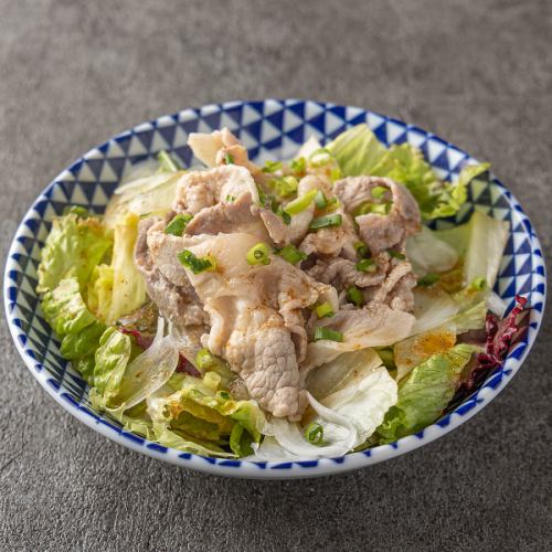 冷黑豬肉沙拉