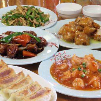 食事のみ【贅沢コース】エビチリソース、蟹肉入りフカヒレスープなど全12品◎2800円(税込)