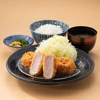 ハーブ三元豚 ヒレかつ定食