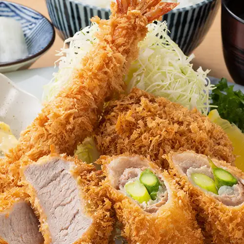 4種ミックスフライ定食