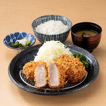 ヒレ&メンチかつ定食