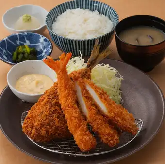 あじと海鮮フライ盛り定食