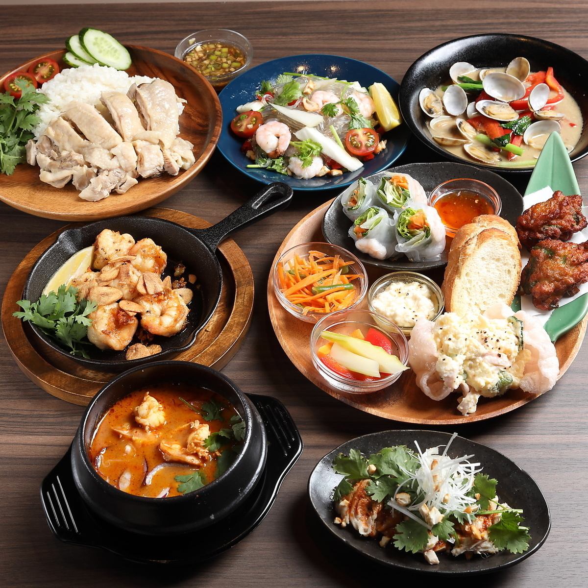 本格的で種類豊富なエスニック料理と美味しいお酒が楽しめます！