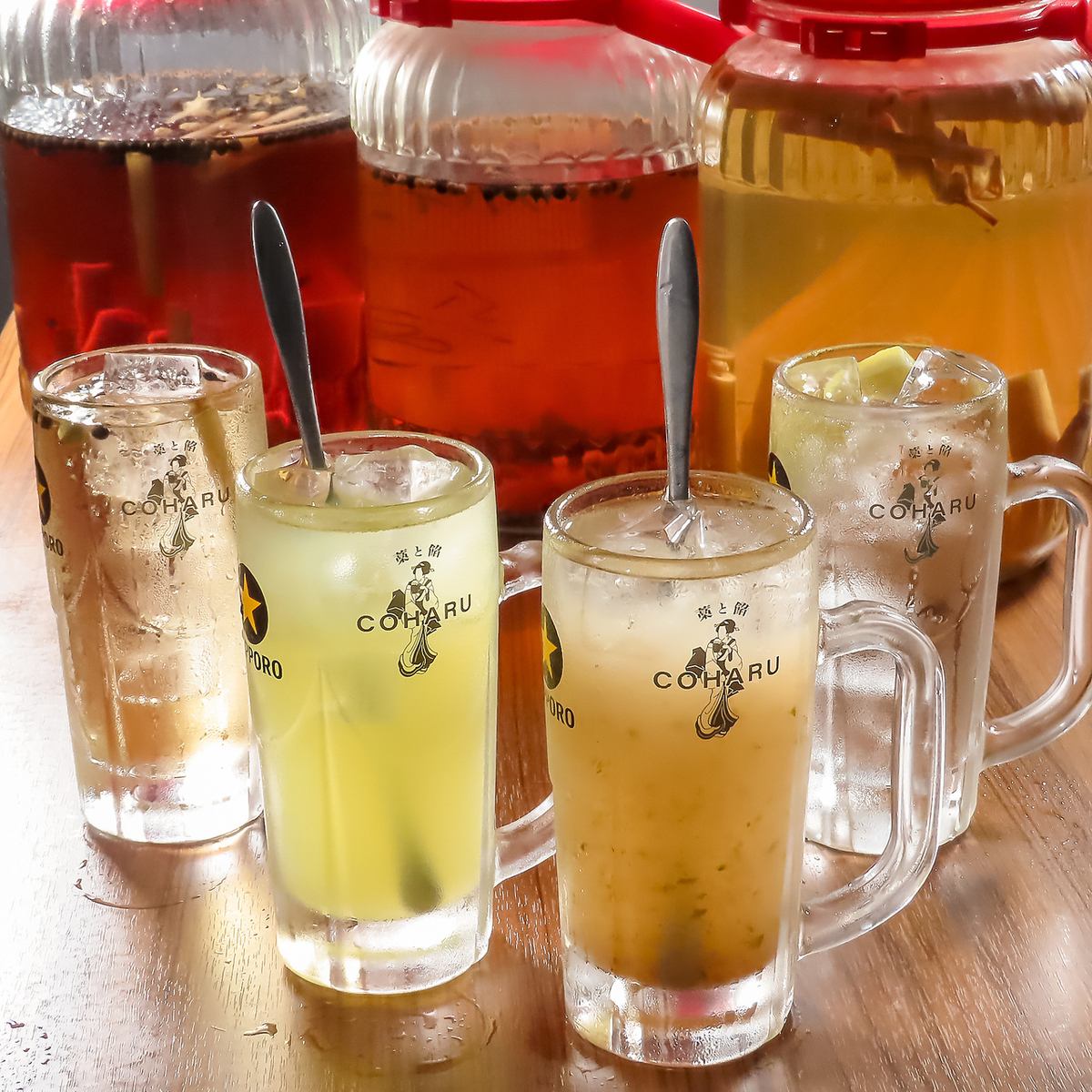 お酒も種類豊富にご用意ございます！