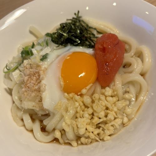 明太釜玉うどん