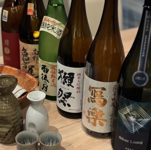 日本酒にもこだわり！