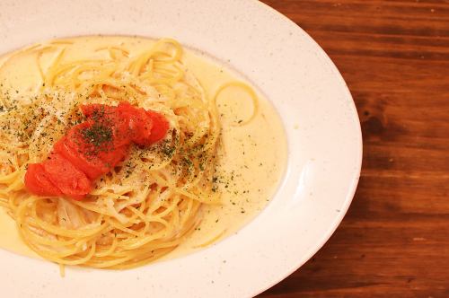 【温】濃厚明太子のクリームソース スパゲッティーニ