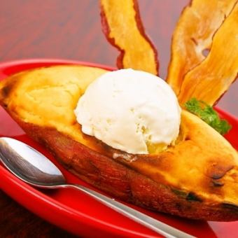 미야자키 홍의 통째로 과자 감자 바닐라 아이스