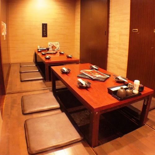 Completely private room with Hori Kotatsu seating for maximum banquet of 32 people