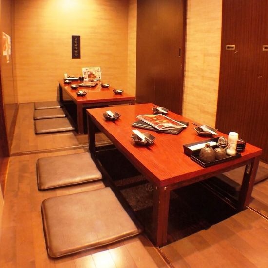 Fully private rooms are available for 2 to 32 people! Enjoy Miyazaki local chicken and Hyuga seafood.