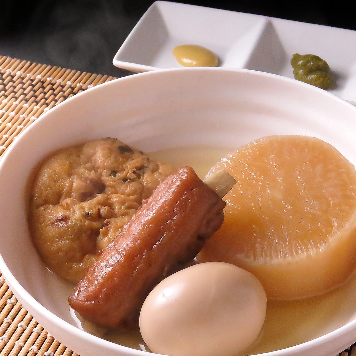 昔ながらのおでんや逸品料理を愉しむお店◎