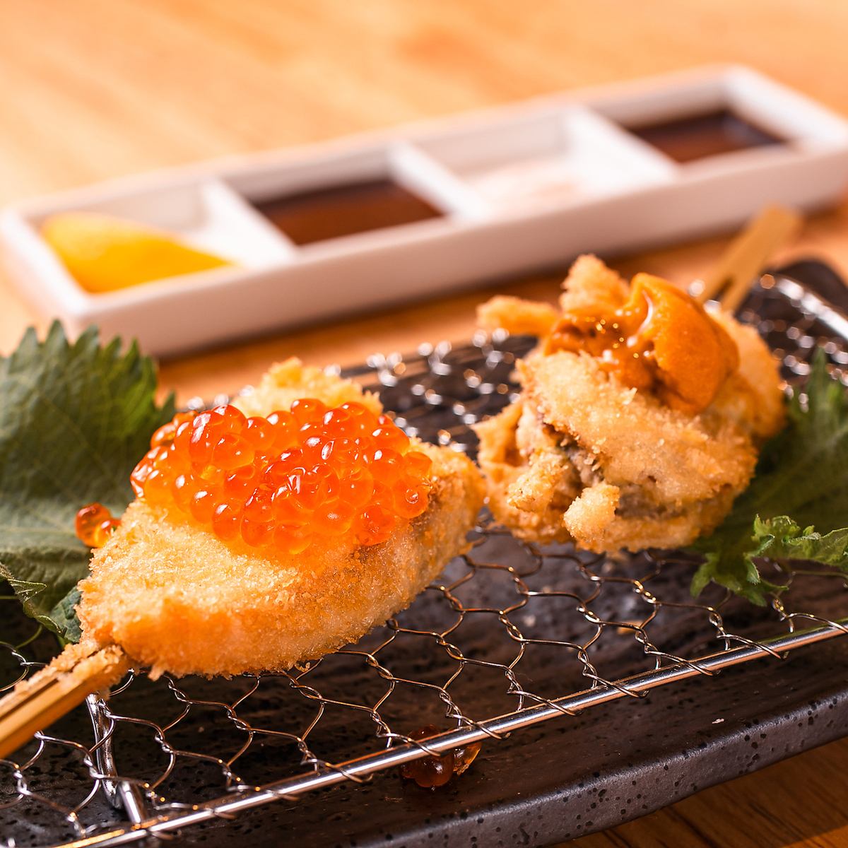★new★駅至近♪静岡のお茶割り、美しい創作串カツ、直送鮮魚が自慢の超隠れ家居酒屋