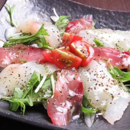 seafood carpaccio salad