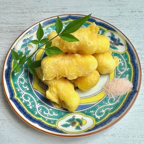 生ハムとクリームチーズの天ぷら
