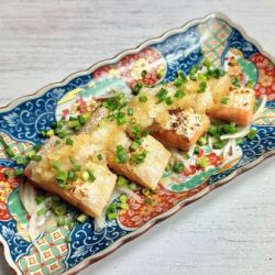 サーモンハラスポン酢