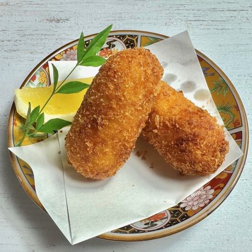 手作りカニクリームコロッケ