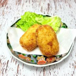 手作りカニクリームコロッケ