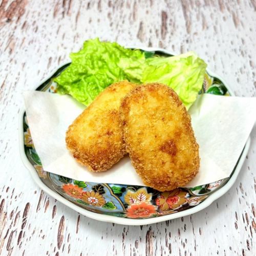 手作りカニクリームコロッケ
