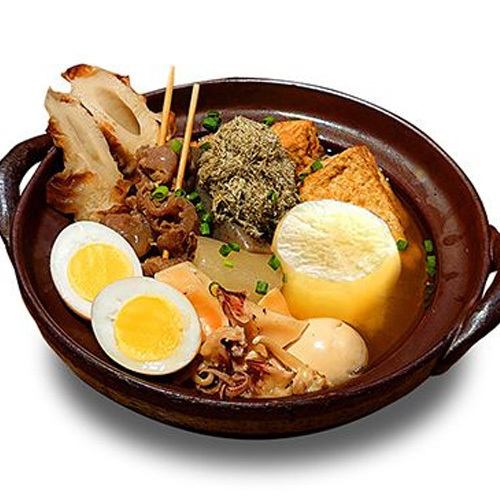 Assortment of 5 classic oden dishes