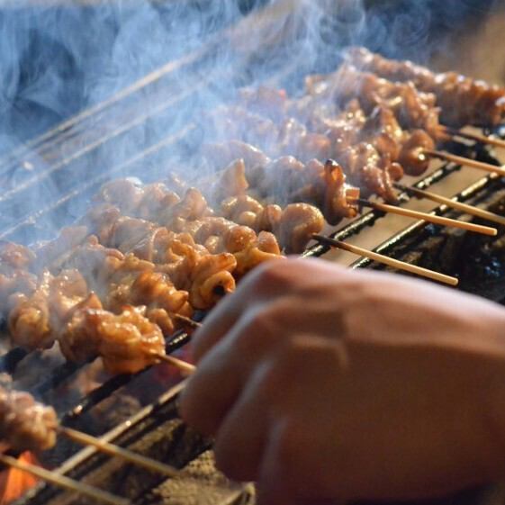 We offer our signature yakitori!