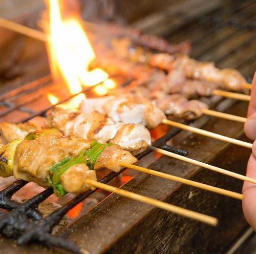 絶品！但馬鶏のこだわり炭火焼鳥！