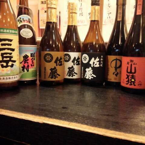 Focusing on alcohol that goes well with fish! We offer sake and shochu carefully selected by Kaiwomaru! You can keep the shochu bottle for 3 months♪