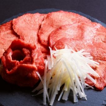 【奥羽牛タン満喫コース】SNSで大人気◎自慢のタンシャブなど全8品3時間飲み放題付き⇒4500円