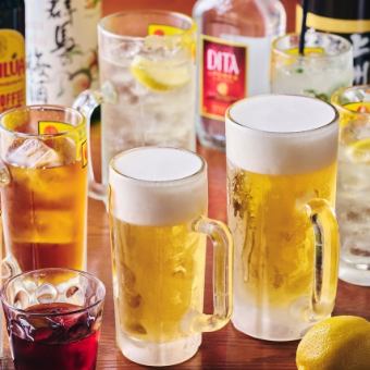 【프리미엄 음료 무제한 플랜】 점내의 술 모두 음료 무제한 2500엔(부가세 포함)