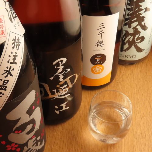 【厳選ドリンク】こだわりの日替わり日本酒メニュー