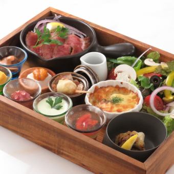 数量限定黒毛和牛箱ランチ（スープ・ドリンク付）限定１日１０食☆