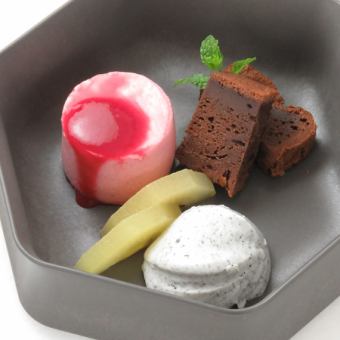 デザート3種の盛り合わせ