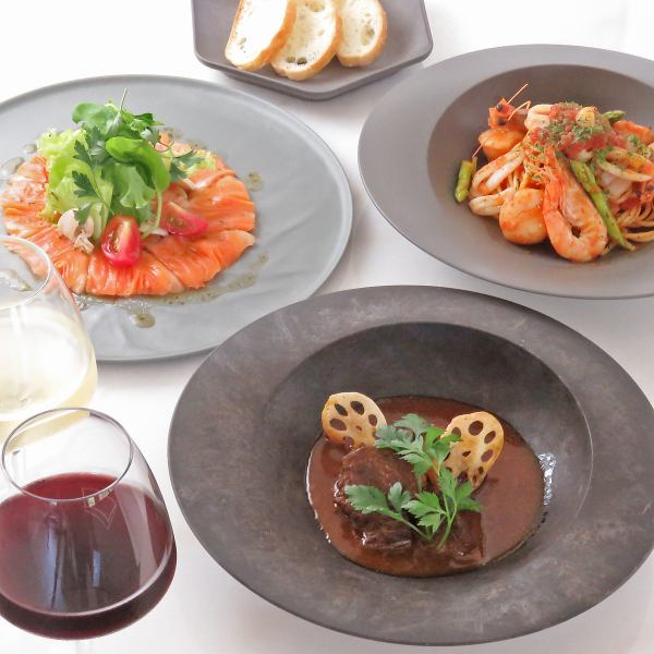【ディナーメニュー各種◇】記念日や愛犬、大切な人とのひとときにぴったりのメニューをご用意しております
