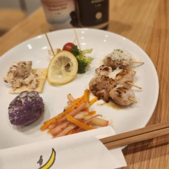 [Limited time only & weekdays only] Special TSUKIDORI plate + 90 minutes all-you-can-drink TSUKIDORI trial course 3500 yen