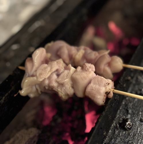 每串都是用心制作的烤鸡肉串