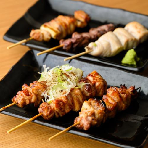 一串に心を込めて作る焼鳥