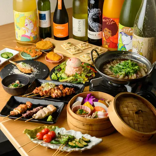 90分・120分から選べる飲み放題付き♪店主こだわり料理を満喫する華やか宴会コース
