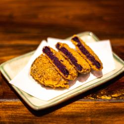 Red potato croquette