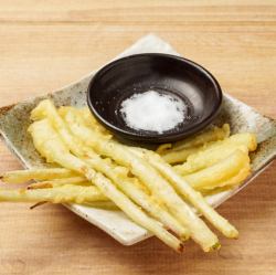 Island scallion tempura