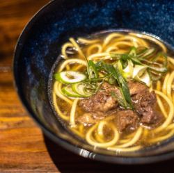 Yaeyama soba noodles with Ishigaki beef broth