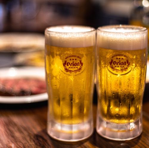 用獵戶座啤酒乾杯♪