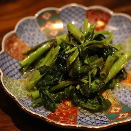 空芯菜のニンニク炒め