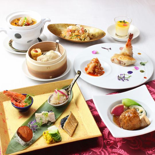 特別午餐套餐★魚翅湯、辣椒醬蝦等8道菜共6,000日圓！