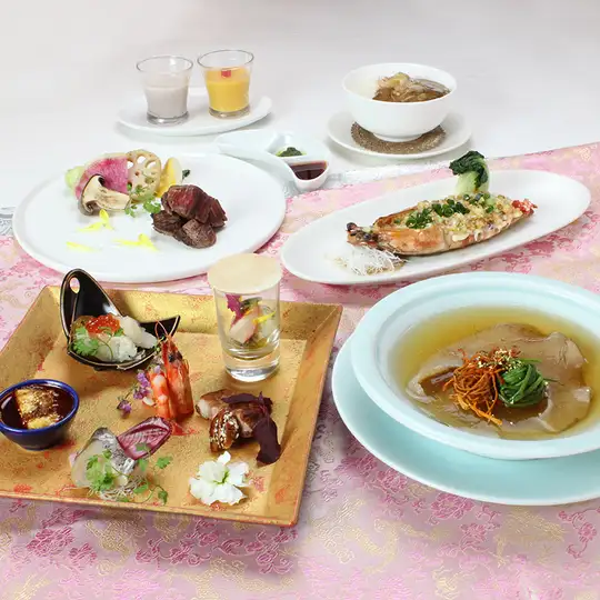 《2h飲み放題付シェフセレクトコース》豪華食材を堪能フカヒレ姿煮や厳選海鮮料理17000円