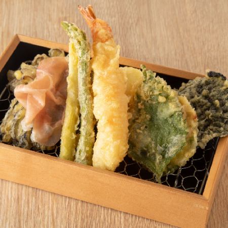 Recommended tempura platter