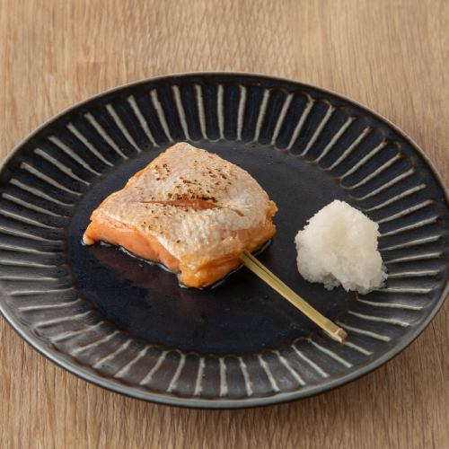 Salmon Harasu skewer