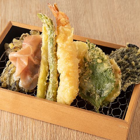 天ぷらやあてまきなど、美味しいお食事をご用意しております!