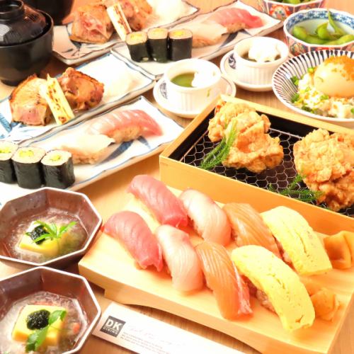 海鮮を活かした酒肴や、創作料理も豊富にご用意。