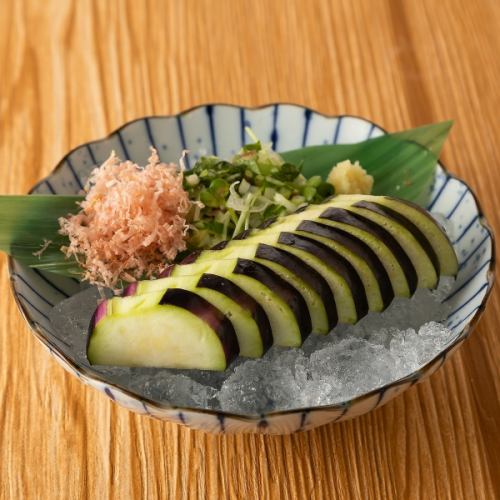 水茄子のお刺身